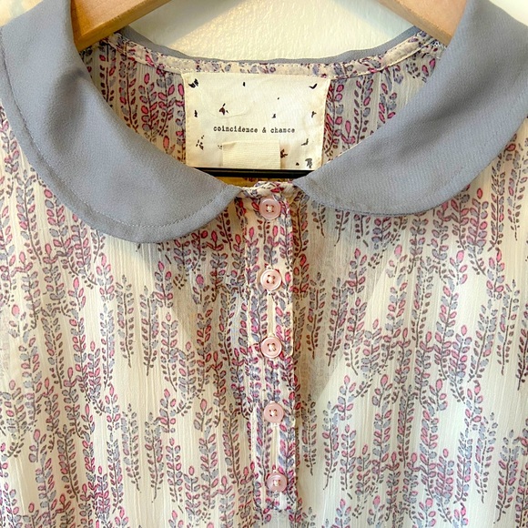 ❌SOLD❌  Urban Outfitters Peter Pan Collar Dress - Picture 2 of 3